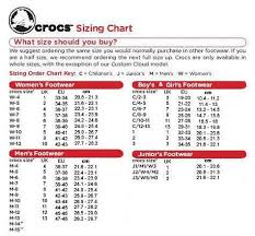 55 comprehensive size chart for crocs