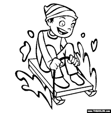 Coloring page with cute gingerbread. Christmas Online Coloring Pages