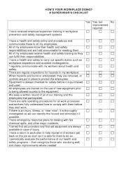 On the first day you should: Supervisor Checklist Occupational Safety And Health Safety