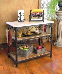 The new kitchen island will now be the focal point of your kitchen, so it needs to be installed properly. Wrought Iron Siena Rectangle Kitchen Island By Bella Toscana