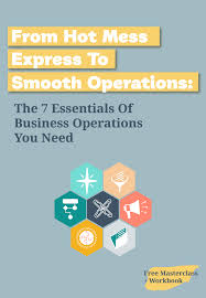 From Hot Mess Express To Smooth Operations The 7 Essentials Of Business Operations Bloom Hustle Grow In 2020 Business Small Business Tips Business Tips