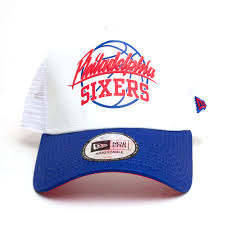 Philadelphia 76ers hats & caps. Buy Philadelphia 76ers Essential A Frame Trucker Cap