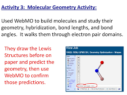 A molecular vibration is a periodic motion of the atoms of a molecule relative to each other, such that the center of mass of the molecule remains unchanged. Computational Chemistry Does Webmo Enhance Student Learning Ppt Download