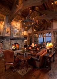 Cozy cabin home decor #rustichomedecorcabin. My Dream Living Room In My Dream Log Http Littledreamhouses875 Blogspot Com Log Homes Rustic House Dream House