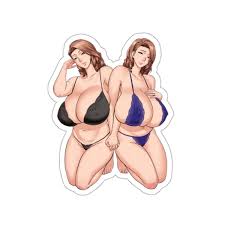 Amazon.com: Hot Cartoon Twins Sticker Big Boobs Girls Cartoon Sticker Anime  Stickers E74 (3x3, White) : צעצועים ומשחקים