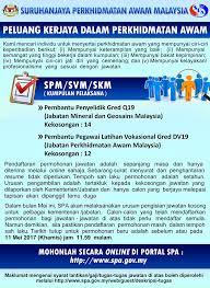 We did not find results for: Iklan Jawatan Pembantu Pegawai Latihan Vokasional Dv19 Kerja Kosong Kerajaan