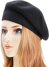 Buy ZLYC Womens Reversible Cashmere Beret Hat Double Layers French Beret,  Black at Amazon.in