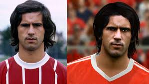 Gerd always had two men practically standing on his feet (marking him). Pes 2017 Gerd Muller By Muminek Bambo Pes Patch