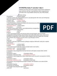 Check spelling or type a new query. Contoh Soal Simulasi Digital Kelas X Semester 1 Dan 2