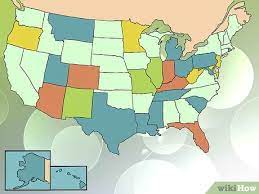 Sich Alle 50 Bundesstaaten Der Usa Merken 11 Schritte Mit Bildern Wikihow