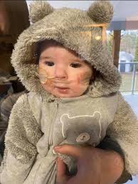 Happy birthday to six months old baby girl