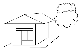 Apa sih sebenarnya gambar desain rumah minimalis? 59 Gambar Mewarnai Rumah Untuk Anak Paud Tk Dan Sd Gambar Mewarnai Rumah
