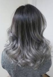 Hairchalk Grey Ombre Hair Hair Styles Silver Ombre Hair