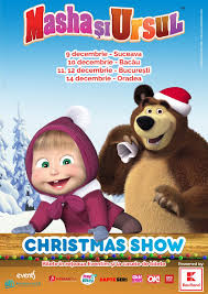 Unul dintre cele mai frumoase şi haioase. Masha Si Ursul Intr Un Spectacol Magic De Craciun Itsy Bitsy