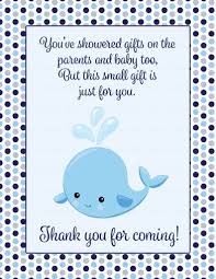 4.7 out of 5 stars. Thank You Favor Sign For Baby Shower Whale Baby Shower Theme For Baby Boy Navy Gray Celebrate Life Crafts