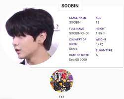 Check spelling or type a new query. Soobin Txt Profile Txt Kpop Profiles Profile