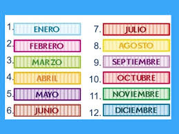 «trabalho, não há outra explicação. Meses Do Ano Em Espanhol Los Meses Del Ano Toda Materia