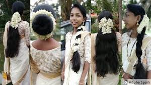 Having short hair creates the appearance of thicker hair and there are many types of hairstyles to choose from. Different Easy Jasmine Hairstyles Mullapoo Hairstyles Onam 2019 Onam Hairstyles In An Easy Way Youtube