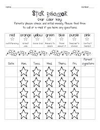 Star Behavior 2011 Pdf Classroom Behavior Classroom