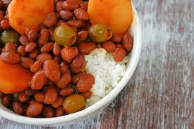 It's loaded with tender red beans and rice with ham and potatoes. Puerto Rican Rice And Beans Habichuelas Guisadas Kitchen Gidget