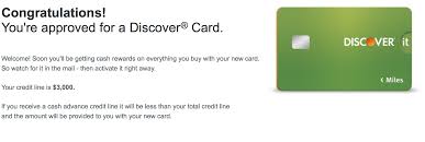 The discover it® miles card is more flexible than some of its competitors. Discover It Miles Approved 3k Myfico Forums 4882180