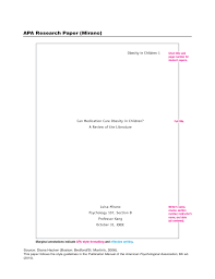 Use this apa style report template to get started, with styles formatted to match apa guidelines and sample content to show how it all goes together. Apa Research Paper Example Free Download