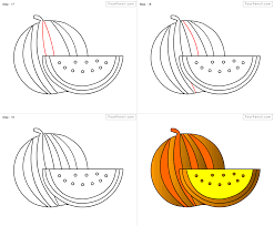 How To Draw Melon For Kids Drawing For Kids Drawing Tutorial Drawing Tutorials For Kids Learn to draw a beautiful moon. how to draw melon for kids drawing