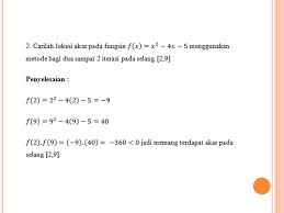 Ebook ini dibuat oleh ir. Contoh Soal Dan Jawaban Metode Bagi Dua Metode Numerik Peranti Guru