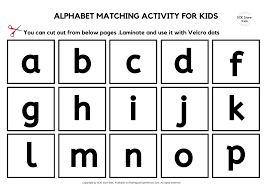 There are also upper and lower case letters matching game. Free Printable Alphabet Matching Worksheets For Toddlers Upper Case And Lower Case Instant Download Pdf Format Sharing Our Experiences