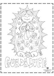 Click the our lady of the rosary coloring pages to view printable version or color it online patible with ipad and android tablets. Guadalupe Coloring Pages Learny Kids