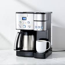 The gold tone filter is the premium coffee filter, it lasts much longer than paper filters and it is not as messy and it is easy to clean. Get The Cuisinart Coffee Center 10 Cup Thermal Coffeemaker And Single Serve Brewer From Crate Barrel Now Accuweather Shop