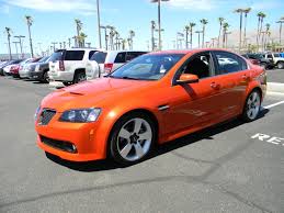 A Rare Ignition Orange Metallic G8 Pontiac G8 Pontiac Car