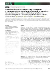 Image result for Group B Streptococcus Prophylaxis