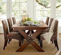 What would op do to prevent that for the dining table? Toscana Extending Dining Table Tuscan Chestnut Pottery Barn Williams Sonoma High End Furniture Home Furnishings Equip Bid