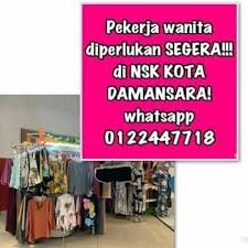Jawatan kosong yayasan angkasa 2020. Pekerja Wanita Diperlukan Segera Di Cawangan Kami Di Nsk Kota Damansara Gaji Basic Komisyen 012 2447718 Kerja Kosong Dan Jawatan Kosong Kerajaan Dan Swasta Terkini Facebook