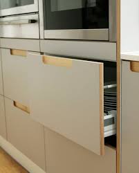 plywood kitchen, kitchen handles