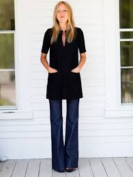 Black Top With Jeans My Uniform Dress Over Jeans Dress Over Pants Fashion