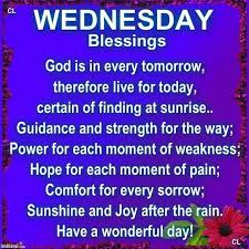 Positive good morning wednesday blessings. Wednesday Blessings Quotes Pictures Facebook Quotesgram