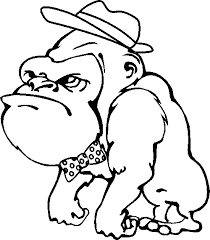 See more ideas about coloring pages, free printable coloring pages, coloring pages for kids. Gorilla Coloring Page Animals Town Animals Color Sheet Gorilla Printable Coloring