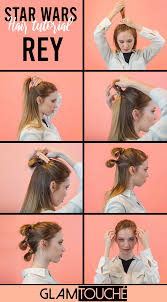 Star Wars Day How To Recreate Rey S Iconic Triple Bun Hairstyle Star Wars Hair Princess Leia Hair Hair Styles