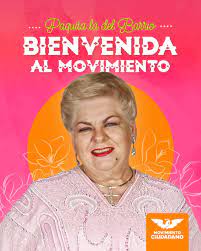 May 31, 2021 · paquita la del barrio, nombre artístico de francisca viveros, busca a los 74 años ser diputada en su natal veracruz (este) con el partido de centro movimiento ciudadano. Estoy Aqui Por Amor Paquita La Del Barrio Se Registra Para Candidatura En Veracruz Futbol Rf