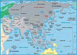 More than 50% of the total land area lies above 6,500 ft. Asia Map Map Of Asia Maps Facts And Geography Of Asia Worldatlas Com