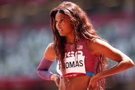 Gabby thomas wins the women's 200 meters at the olympic trials. 0ebuz3d7mwpoum