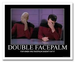 Image result for double facepalm