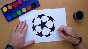 Champions league round of 16 draw: How To Draw The Uefa Champions League Logo Youtube