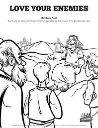 Download this running horse printable to entertain your child. Matthew 5 Love Your Enemies Sunday School Coloring Pages Sharefaith Kids