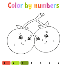 Primary, secondary, and tertiary colors. Coloring Pages By Number Kids Drawing Hub