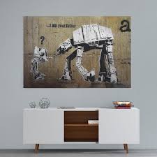 Tabloul canvas care vă interesează este o combinație de imprimare de înaltă calitate, lucrare manuală precisă și materiale de. Banksy I Am Your Father Canvas Wall Art Print