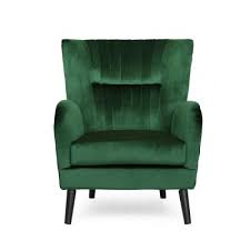 Simple and stylish, use it as a classic cocktail chair, a bedroom chair or to revive an unloved corner. Green Velvet Accent Chairs Chairs The Home Depot
