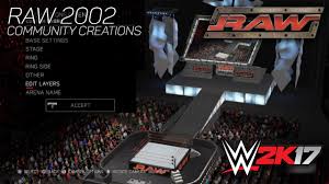 Wwe raw stage 2002 2008 download link download map now! Wwe 2k17 Ncc Raw 2002 Youtube